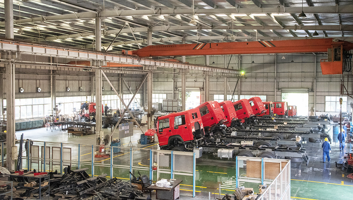 Sichuan Chuanxiao Fire Trucks Manufacturing Co., Ltd. 工場生産ライン