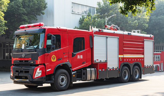 ボルボ 乾燥化学粉末 合体消防トラック 専門車両 中国工場