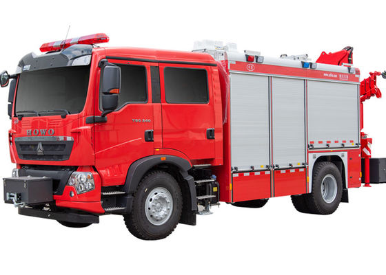 Sinotruk HOWOの救助道具が付いている特別な普通消防車