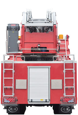 5000L水および泡が付いているSinotruk HOWO 32mの空気梯子の普通消防車