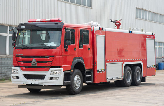 Sinotruk HOWO 16T 産業用消防車 消防車 質の高い特殊車両 中国メーカー