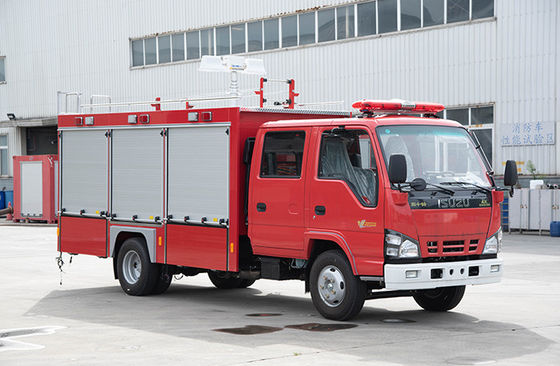 ISUZUの望遠鏡ライトおよび救助用具が付いている小さい救助の普通消防車