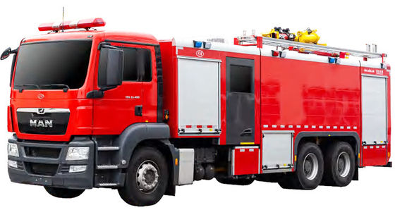 ドイツ人の12000L水および泡タンクが付いている頑丈な普通消防車