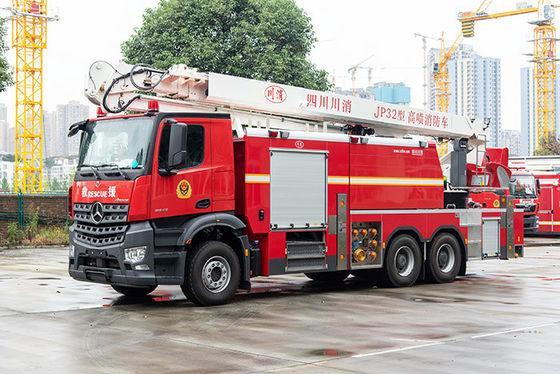 ベンツ32mの給水塔の7T水および泡が付いている空気の普通消防車