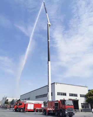 8000L水及び泡が付いているベンツ60mの給水塔の普通消防車