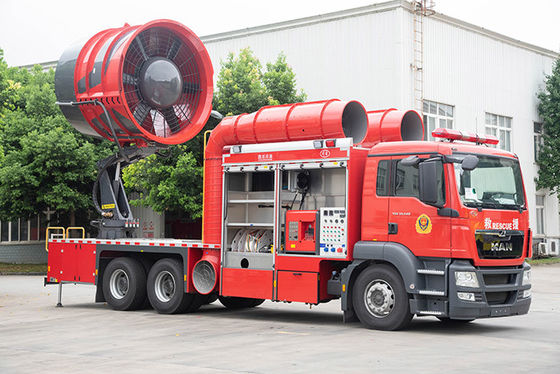 ドイツ人の煙の排気の水漕が付いている特別な消火活動のトラック
