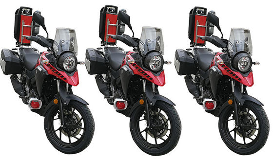 SUZUKI CAFSはATVバックパック システムが付いている消火活動のオートバイを