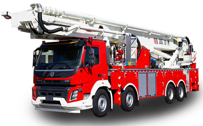 ボルボ70mの空気のプラットホームの消火活動のトラック